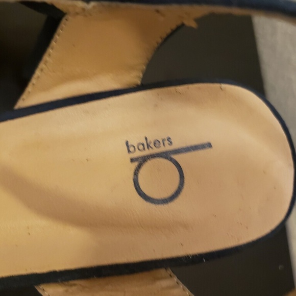 Bakers Women's Stacked Heel Strappy Shoe Palmina Teal Sz 10 - Picture 2 of 9